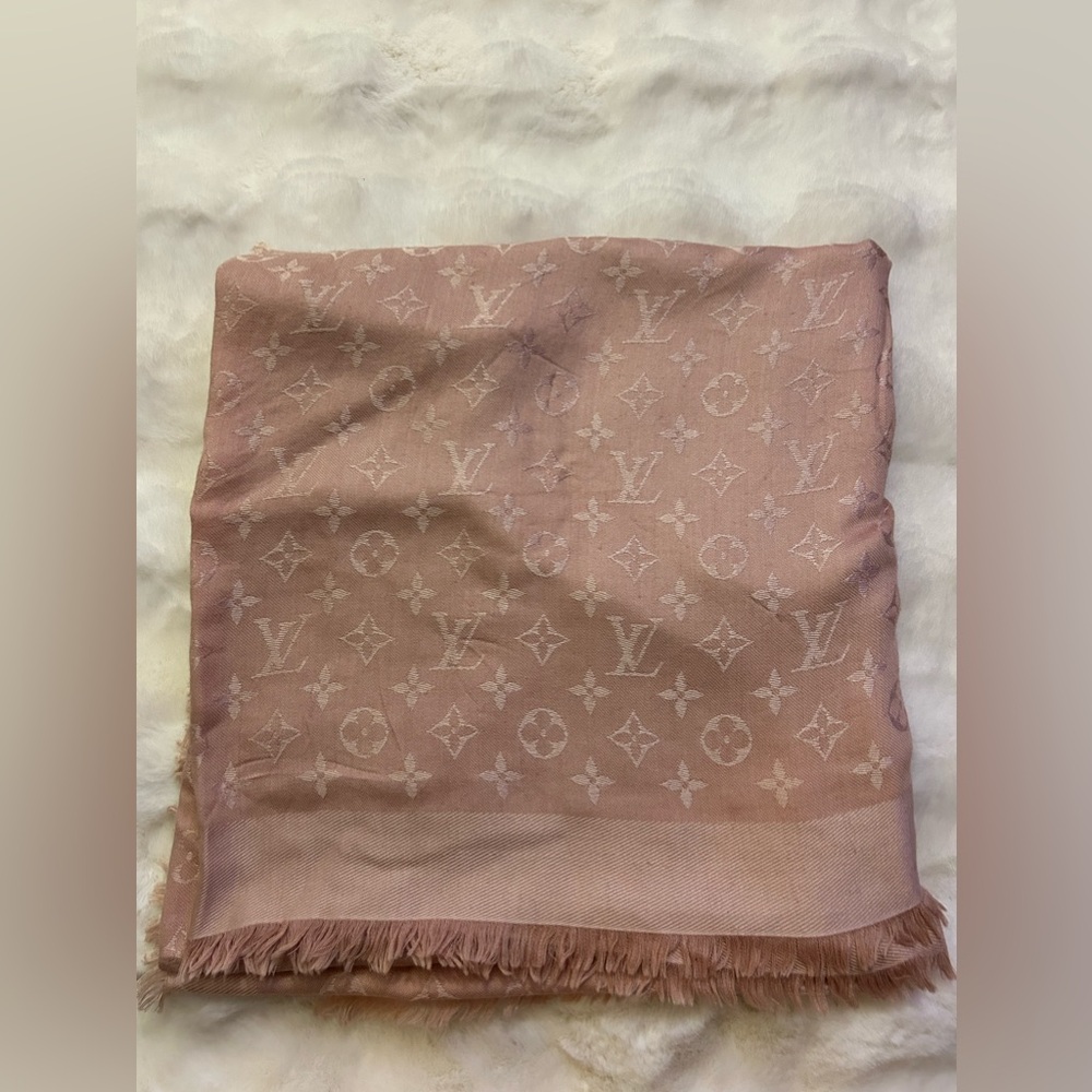 Louis Vuitton silk scarf vintage silk used